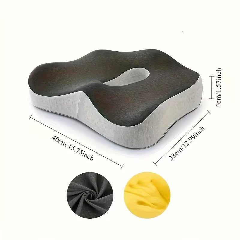 3-Zone Memory Foam Lumbar Support Pillow