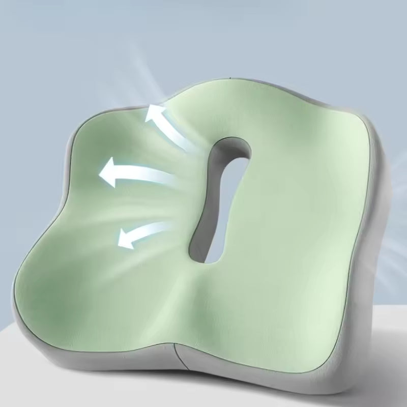 3-Zone Memory Foam Lumbar Support Pillow