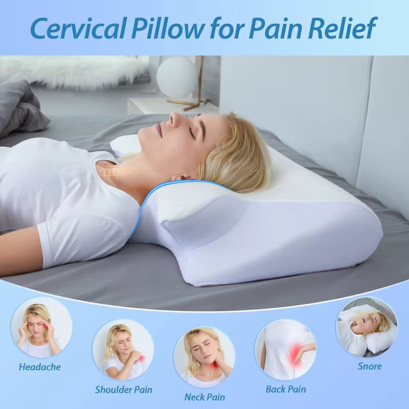 Ergonomic neck pillow